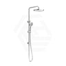 Feron Round Stainless Steel Multi-Function Twin Shower Set - Variant Colour