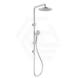 #Stainless Steel Feron Round Multi-Function Twin Shower Set