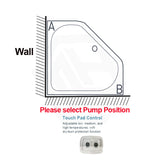 Broadway FS53 1290/1490x640mm Corner Spa Bathtub Acrylic