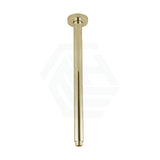 200/400mm Norico Round Ceiling Shower Arm Brushed Yellow Gold 400mm