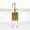 G#1(Gold) 250X450X215Mm Brushed Brass Gold Pvd Kitchen Sink Stainless Steel 304 Single Bowl