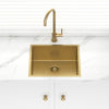 Stainless Steel Kitchen Sink 510mm Brushed Gold