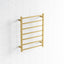 G#1(Gold) 674X620X120Mm Square Brushed Gold Electric Heated Towel Rack 6 Bars Rails