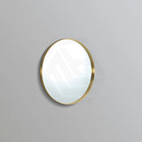 G#1(Gold) 700mm Poseidon Oliva Round Framed Wall Mirror Brushed Gold Vertical or Horizontal