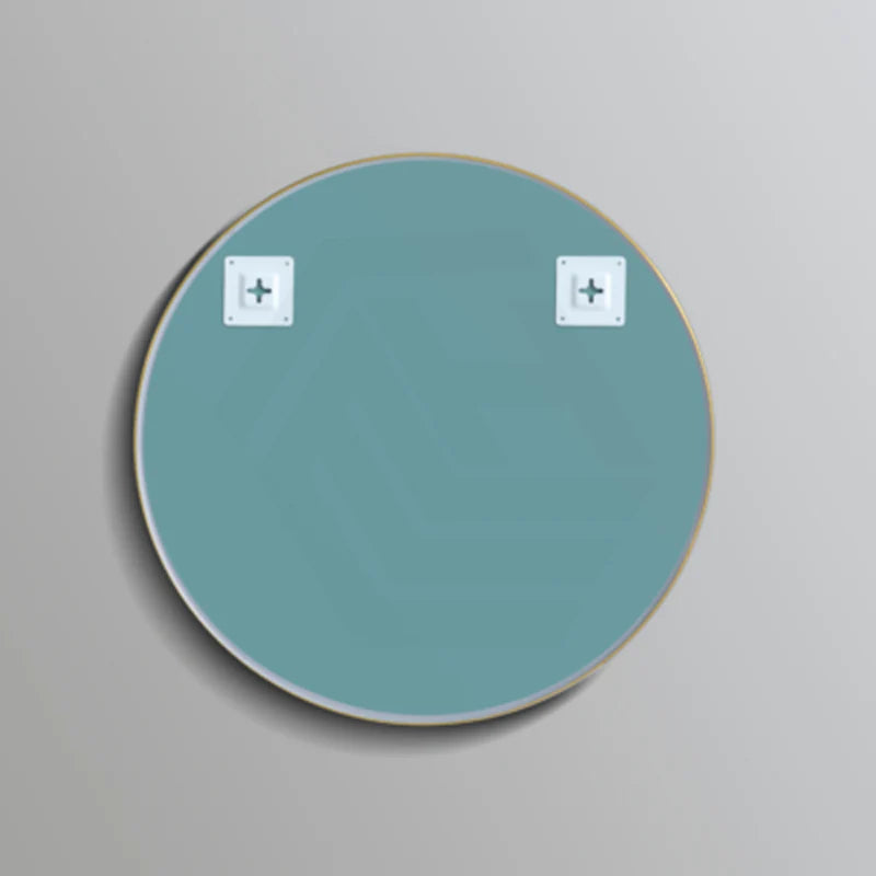 G#1(Gold) 700mm Poseidon Oliva Round Framed Bathroom Mirror Brushed Gold Vertical or Horizontal