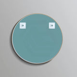 G#1(Gold) 700mm Poseidon Oliva Round Framed Bathroom Mirror Brushed Gold Vertical or Horizontal