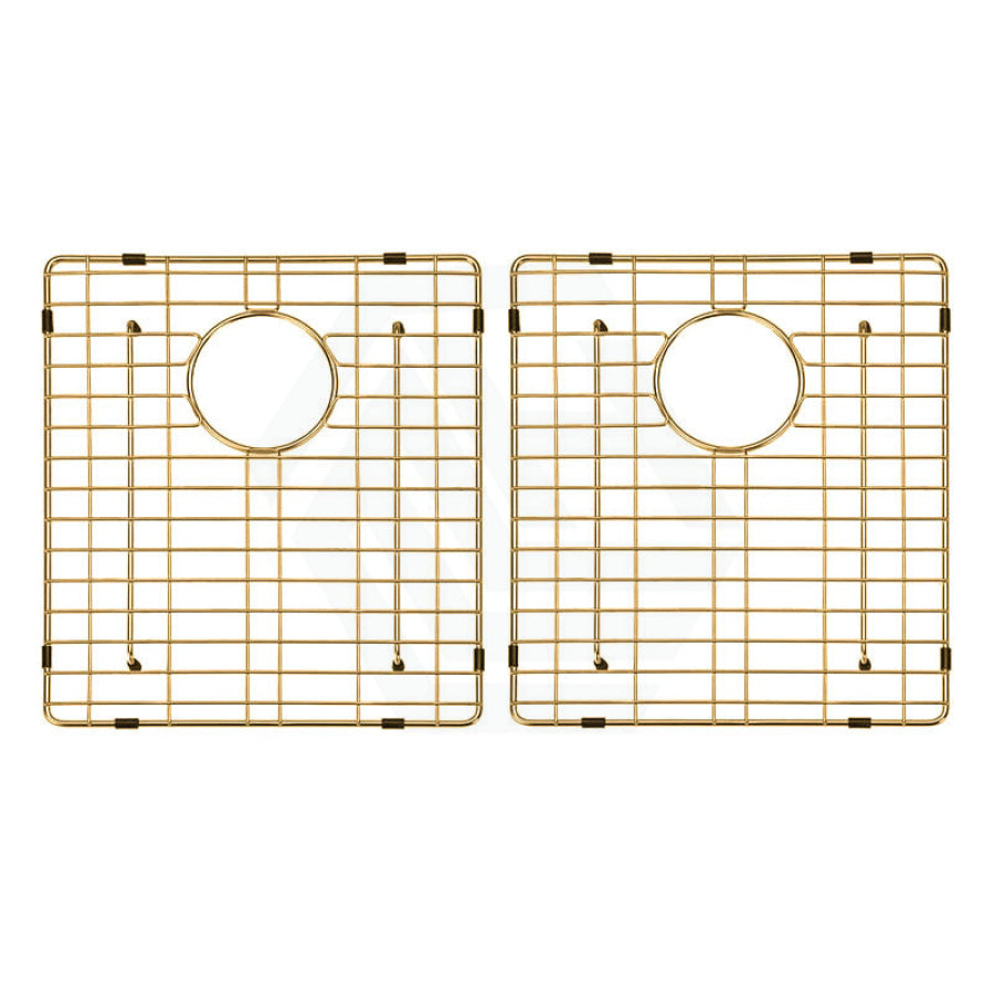 770X450X215mm Brushed Gold Pvd 1.2mm Handmade Top/undermount Double Bowls Kitchen Sink