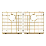 770X450X215mm Brushed Gold Pvd 1.2mm Handmade Top/undermount Double Bowls Kitchen Sink