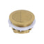 Toilet Press Button Round Brushed Yellow Gold