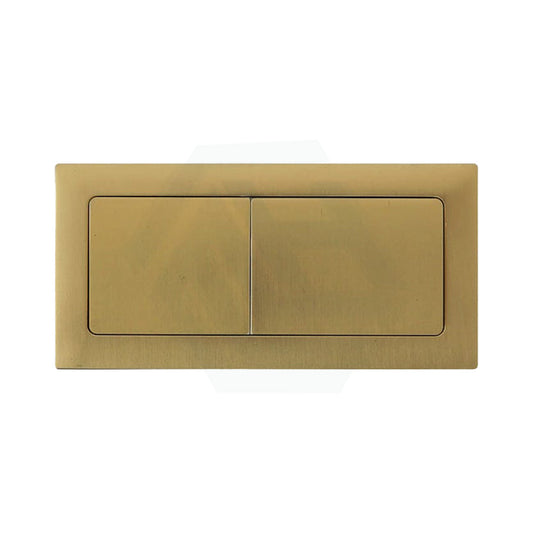 G#1(Gold) Brushed Yellow Gold Square Dual Flush Toilet Water Tank Press Button For Cistern Lid Hole