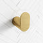 G#1(Gold) Norico Brushed Gold Robe Hook Wall Mounted Brass Hooks