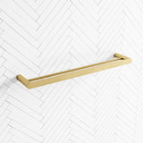 G#1(Gold) Norico Esperia 600/800mm Brushed Gold Double Towel Rail Stainless Steel 304 Wall Mounted