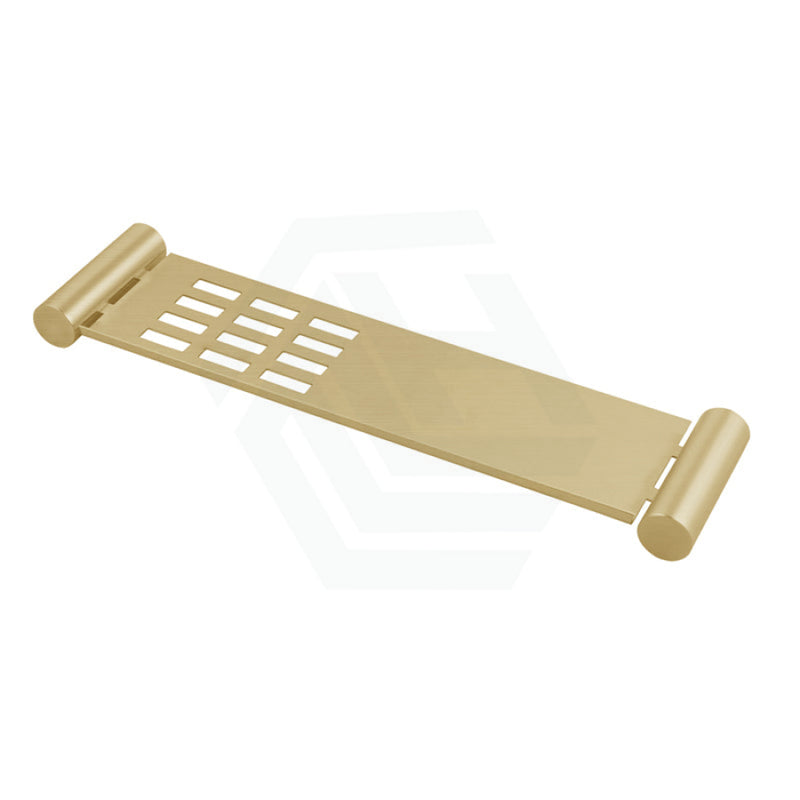 Norico Esperia Brushed Yellow Gold Towel Shelf Stainless Steel Wall Mounted