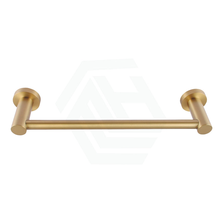 Norico Round Brushed Yellow Gold Hand Towel Holder 347mm Wall Mounted Bathroom Products