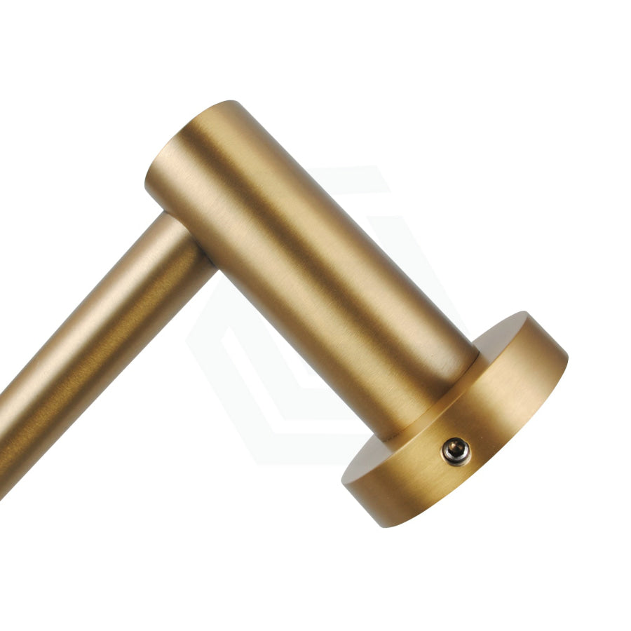 Norico Round Brushed Yellow Gold Hand Towel Holder 347mm Wall Mounted Bathroom Products