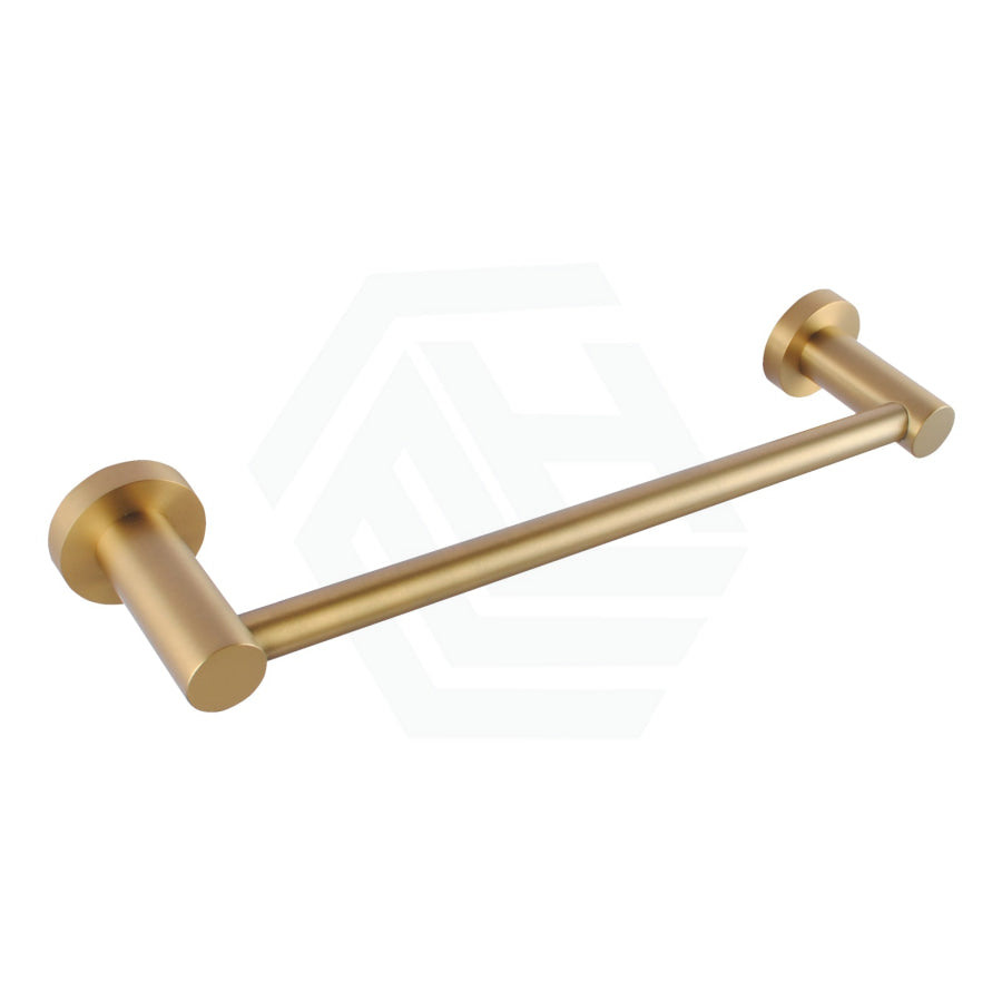 Norico Round Brushed Yellow Gold Hand Towel Holder 347mm Wall Mounted Bathroom Products