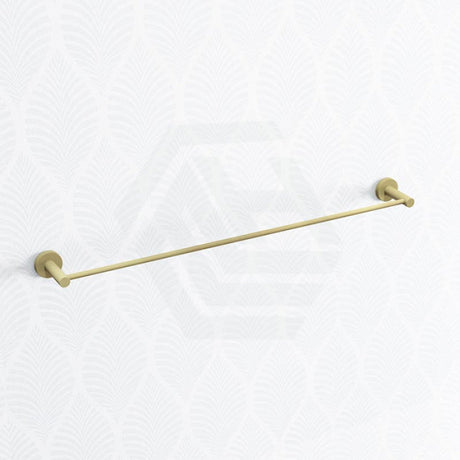 Norico Round Brushed Yellow Gold Single Towel Rack Rail 780mm Stainless Steel 304 Bathroom Products