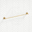 G#1(Gold) Norico Round Brushed Gold Single Towel Rack Rail 780mm Stainless Steel 304 Rails