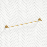 G#1(Gold) Norico Round Brushed Gold Single Towel Rack Rail 780mm Stainless Steel 304 Rails