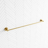 G#1(Gold) Norico Round Brushed Gold Single Towel Rack Rail 780mm Stainless Steel 304 Rails