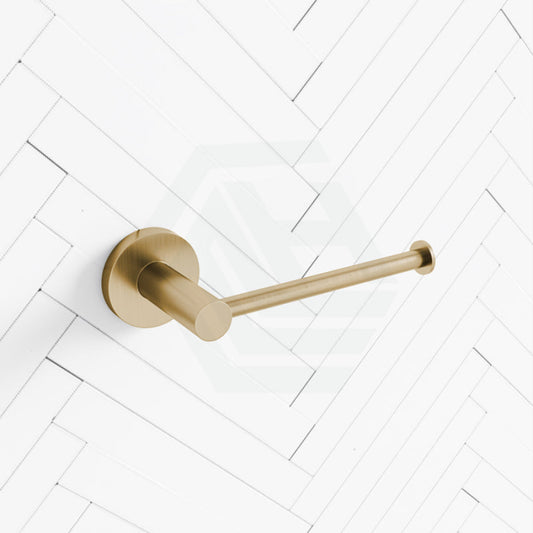 G#1(Gold) Norico Round Brushed Gold Toilet Paper Roll Holder Stainless Steel Wall Mounted Holders