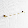 G#1(Gold) Norico Round Brushed Gold Single Towel Rack Rail 780Mm Stainless Steel 304 Rails