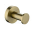 G#1(Gold) Round Brushed Gold Stainless Steel Robe Hook Wall Mounted Hooks