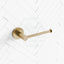 G#1(Gold) Norico Round Brushed Gold Toilet Paper Roll Holder Stainless Steel Wall Mounted Holders
