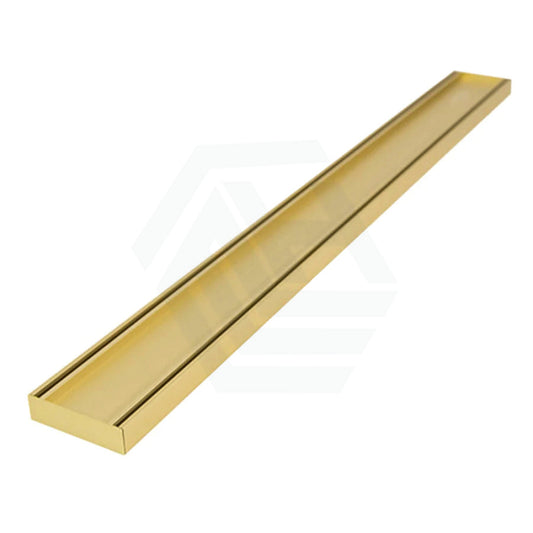 G#1(Gold) 300-2000Mm Lauxes Shower Grate Drain Aluminium Matte Gold Slimline Tile Insert Indoor
