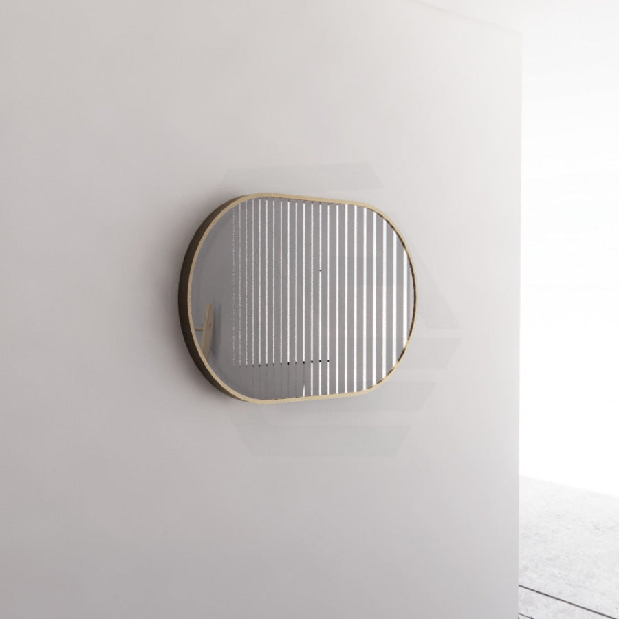 G#2(Gold) 450/600/700/900/1200Mm Bathroom Gold Framed Oval Mirror Wall Mounted Mirrors