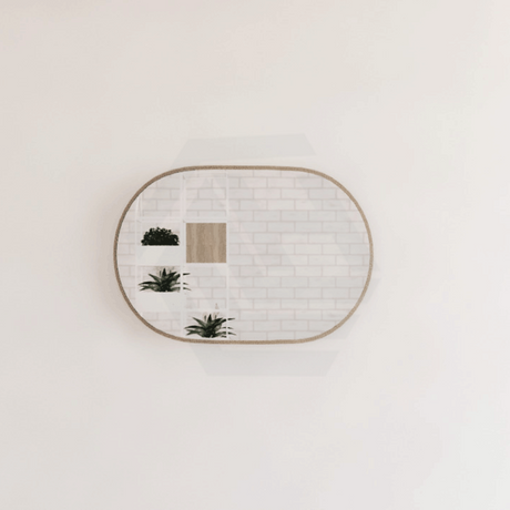 G#2(Gold) 450/600/700/900/1200Mm Bathroom Gold Framed Oval Mirror Wall Mounted Mirrors