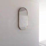 G#2(Gold) 450/600/700/900/1200Mm Bathroom Gold Framed Oval Mirror Wall Mounted Mirrors