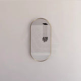 G#2(Gold) 450/600/700/900/1200Mm Bathroom Gold Framed Oval Mirror Wall Mounted Mirrors