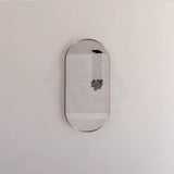 G#2(Gold) 450/600/700/900/1200Mm Bathroom Gold Framed Oval Mirror Wall Mounted Mirrors