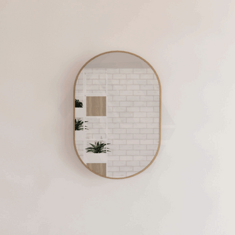 G#2(Gold) 450/600/700/900/1200Mm Bathroom Gold Framed Oval Mirror Wall Mounted Mirrors