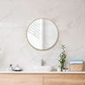 G#2(Gold) 600/800Mm Bathroom Gold Framed Round Mirror Wall Mounted Mirrors