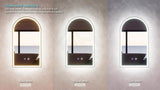 G#2(Gold) 600/800Mm Round Brushed Gold Framed Led Mirror With Easy Hooks And Dimmer Mirrors