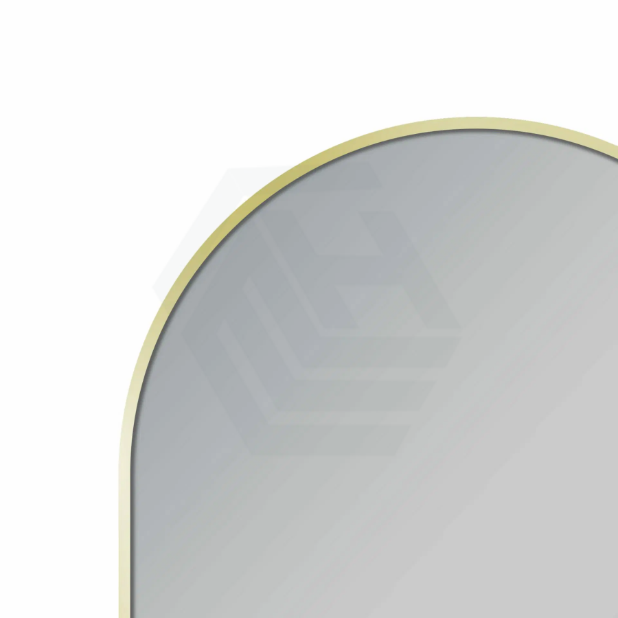 G#2(Gold) 600X900Mm Arch Led Brushed Gold Framed Mirror Touch Switch Vertical Or Horizontal Mirrors