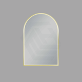 G#2(Gold) 600X900Mm Arch Led Brushed Gold Framed Mirror Touch Switch Vertical Or Horizontal Mirrors