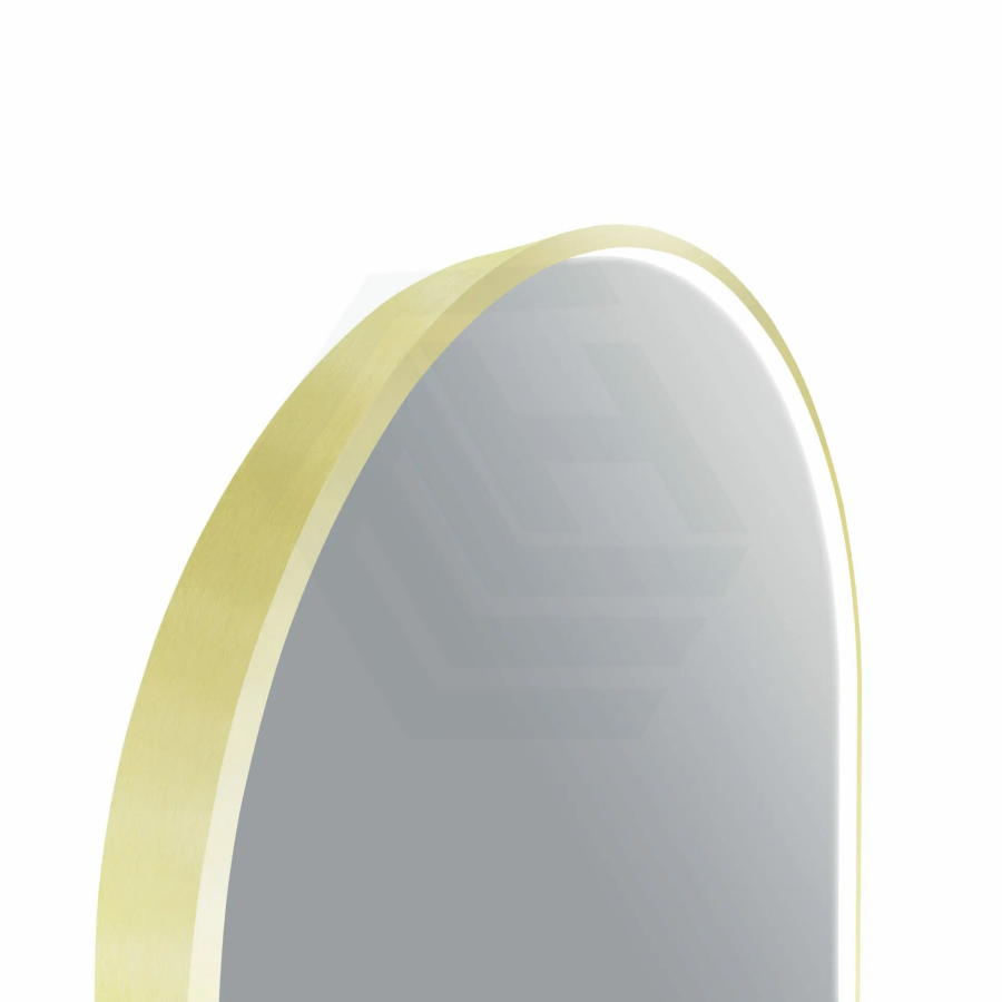 G#2(Gold) 600X900Mm Arch Led Brushed Gold Framed Mirror Touch Switch Vertical Or Horizontal Mirrors
