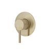 G#2(Gold) Fienza Axle Urban Brass Wall Mixer Large Round Plate Mixers