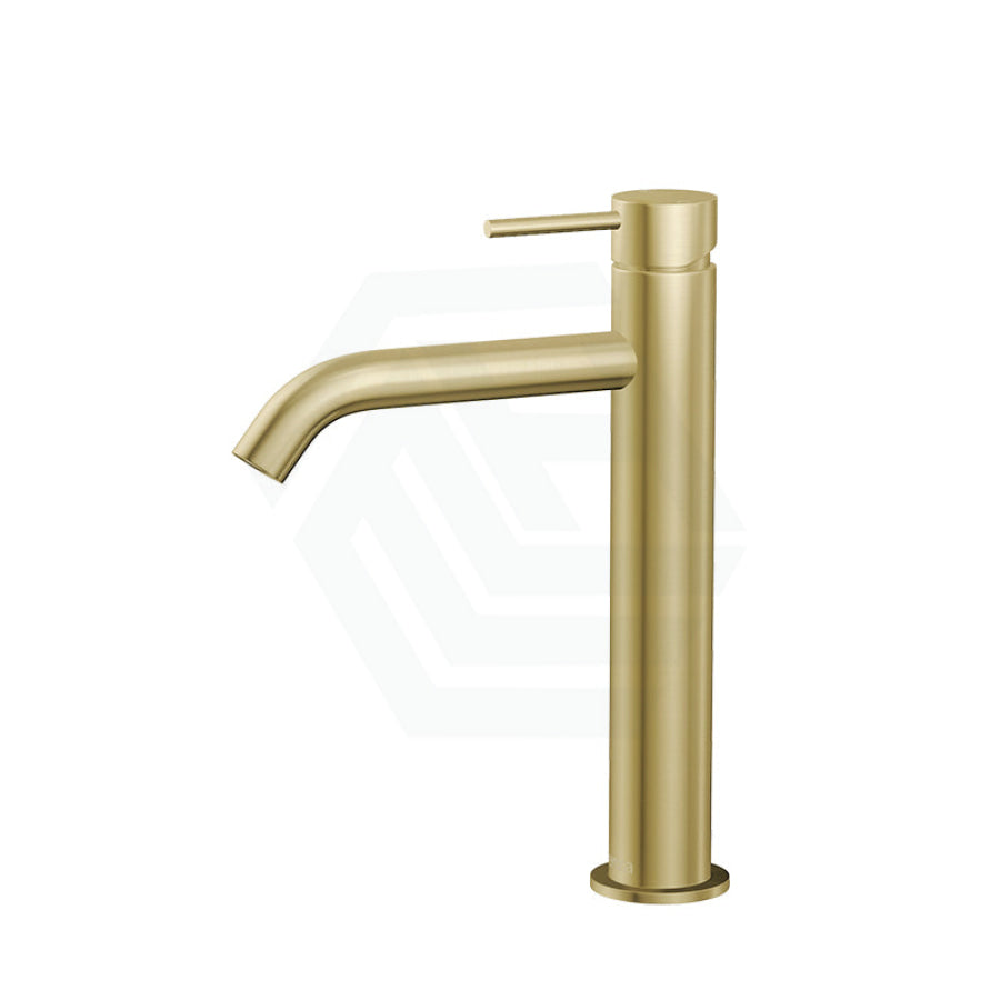 G#2(Gold) Fienza Kaya Medium Basin Mixer Urban Brass Mixers