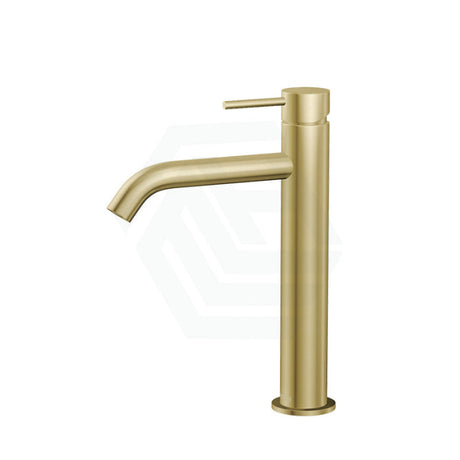 G#2(Gold) Fienza Kaya Medium Basin Mixer Urban Brass Mixers