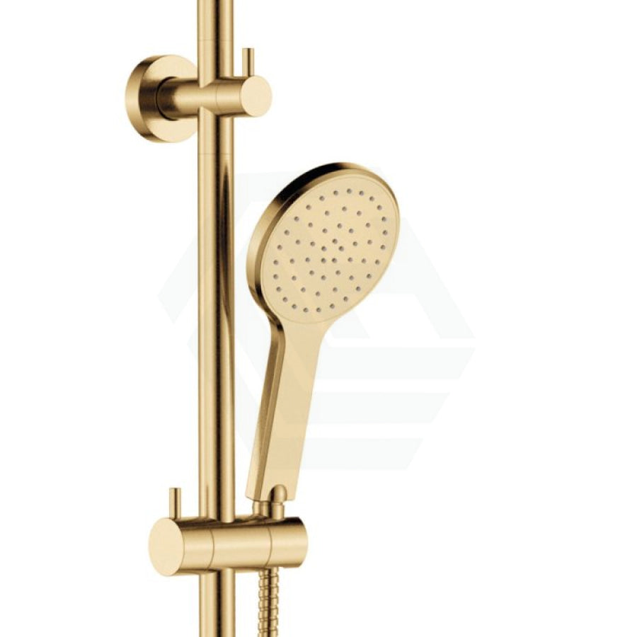 G#2(Gold) Fienza Kaya Urban Brass Twin Shower Top Water Inlet Showers