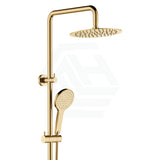 G#2(Gold) Fienza Kaya Urban Brass Twin Shower Top Water Inlet Showers