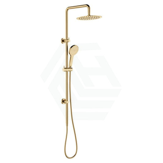 G#2(Gold) Fienza Kaya Urban Brass Twin Shower Top Water Inlet Showers