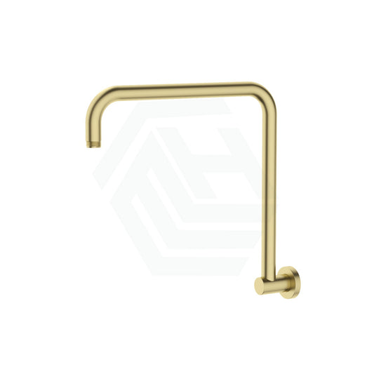 G#2(Gold) Fienza Round Urban Brass Fixed Gooseneck Shower Arm Arms