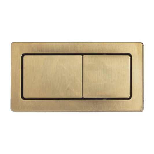 G#2(Gold) Fienza Square Urban Brass Toilet Flush Button Plate For Back To Wall Suite Toilets Push