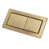 G#2(Gold) Fienza Rectangular Toilet Flush Button Plate for Back To Wall Toilet Suite