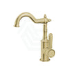 G#2(Gold) Ikon Clasico Brushed Gold Solid Brass Basin Mixer Brass/Ceramic Handle Tall Mixers